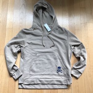 SoulCycle high neck sweatshirt with skull on back